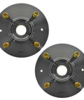 Beef Up Your Ride With This Front Wheel Hub Assembly Set Of 2 For 2001-2005 Honda Civic DX EX GX HX LX Hybrid And 2009-2012 Honda Fit 2013 Fit Base Sport, Driver And Passenger Sides, OE Replacement, Direct Fit, 2 Piece Hub Set, top view