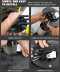Installation process of Gas Tank Lock Ring Sealer Kit For GM Chrysler Ford Dodge Trucks, Fuel Tank Repair Seal, OE TR-26 Compatible