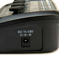 Side view of Smart 4-Port 1S LiPo Charger With Digital LED Display And Independent Output Ports showing DC input socket.