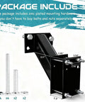 Trail Ready Spare Tire Carrier Mount Bracket For Trailers, Heavy Duty 120 Lb Capacity with mounting hardware included
