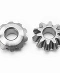 Close-up of gears from Rear 8.8 Inch 10-Bolt Differential Gear And Clutch Kit Bolt-On Fit For Ford F-150 Explorer Mustang Expedition.