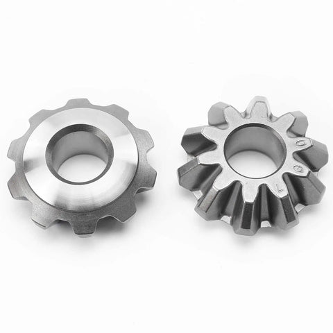 Close-up of gears from Rear 8.8 Inch 10-Bolt Differential Gear And Clutch Kit Bolt-On Fit For Ford F-150 Explorer Mustang Expedition.