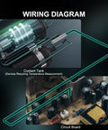 Diagram showing installation of 10K Temperature Sensor Probe Set, 3 Pack, 1 Meter Waterproof Stainless Steel NTC Thermistor Probes on coolant tank.