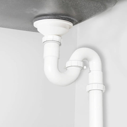 15-Piece Complete Bathroom Sink Drain Repair Kit With Versatile Pipes And Fittings For Wall Or Floor Drains, Easy Universal Install view