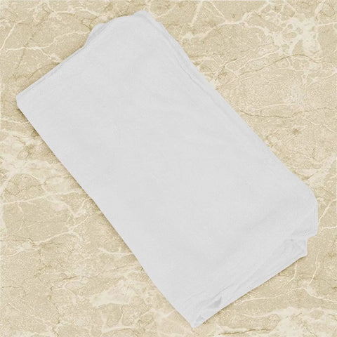 Pack Of 50 Reusable Cotton Rags For Home Garage And Car Detailing Durable Soft 13 By 13 Inch White Towels That Wash Easy