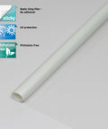 Milky Privacy Window Film With Reusable Static Cling No Fuss Removable And Repositionable For Glass Surfaces 26 By 59 Inch Roll