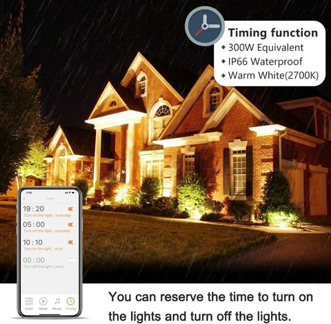 Dope Hella Bright 30W Led Flood Light Outdoor Smart Bluetooth App Controlled RGB Color Changing With 3000 Lumens 2700K Warm White 23 Dynamic Modes For Backyard