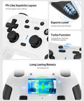 Wireless Gaming Controller With Broad Device Support For PC Switch iOS Android PS3 PS4 Steam Mac, design and features overview