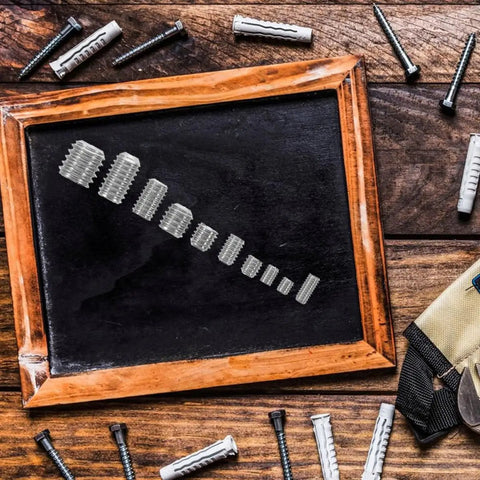 200 Pcs Stainless Steel Screw Set M3 M8 Flat Grub Screws 304 Alloy Fasteners For Doors Shop Smooth Threads Perfect Diy And Pro Techs Loving Solid Work Done Right With Heavy Duty Gear To Crush It Hard, assorted grub screws on wood board