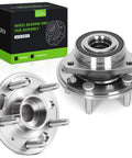 Two Pack Front And Rear Wheel Bearing And Hub Assembly 513288 fit 2010-2017 Equinox Malibu Impala Terrain Lacrosse Regal Allure.