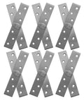 Six Pack 360 Degree Pivot Door Hinges Concealed Heavy Duty Stainless Steel Hidden Cabinet Hardware For Secret Bookshelf And Wood Gates