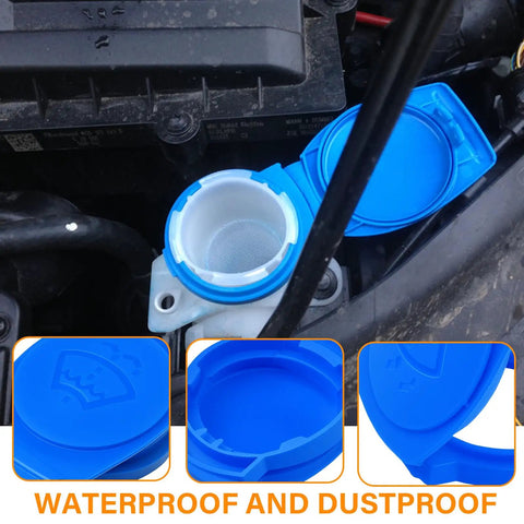 Installed Porsche Cayenne Washer Fluid Reservoir Cap Cover Direct Fit Plastic Cap For Windshield Washer Fluid Replaces 3Q0955455