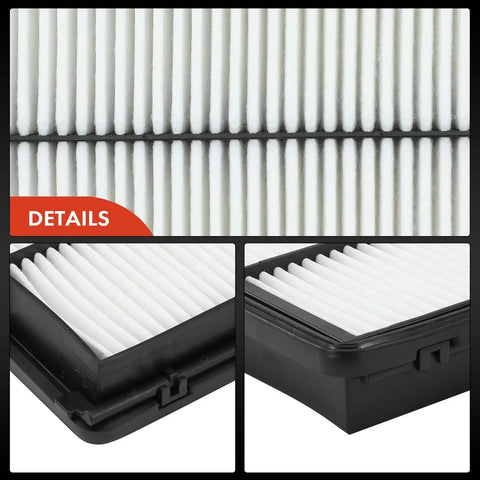 Close-up of Beefed-Up Engine Air Filter Compatible With Hyundai Santa Fe 2019 2020 Palisade 2020 2022 Santa Fe Sport, detailed view.