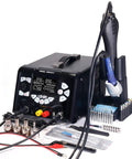 Three In One Hot Air Rework Soldering Station With DC Power Supply 30V 5A PID Temperature Control Independent Soldering Iron