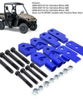 2 Inch ATV Lift Kit For 450 660 700 With Blue Aluminum And Steel Construction CNC Machined Aircraft Grade Strength Easy Installation Raised Ground Clearance Improved Off Road Performance