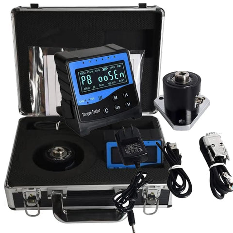 Digital Torque Calibrator And Tester For Auto Repair And Construction Pro Grade Gear 550Nm Torque Calibration Tool With 55.0 To 550.0 Nm Range Plus One Percent Accuracy 2000 Data Storage Clockwise And Counterclockwise Modes.