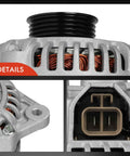 Alternator For Mazda RX 8 2004 2005 2006 2007 2008 12V 100A Clockwise Rotation With 5 Groove Pulley Replacement Part For Your Ride A003TG1291