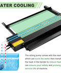 Beefy 24 Inch Acrylic Bender With Digital Temperature Display And Spare Heating Wire, Adjustable Length And Angle Plastic Bending Machine, 110V Black For DIY Sign Making, Craft Projects, And Custom Acrylic Creations with water cooling