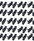 20 Sets Din Rail PCB Mounting Bracket Holder Carrier Clips For C45 Rail Width 35Mm Or 15Mm Easy Install and Detach Panel