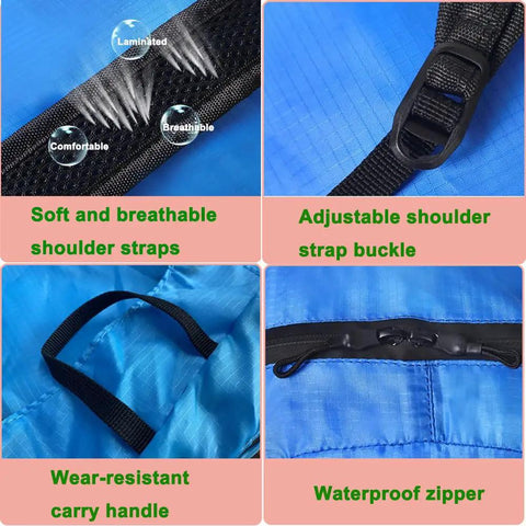 Details of the Go To Foldable Daypack For Hiking And Travel Ultra Lightweight Waterproof Small Backpack For Men And Women Packable Rucksack
