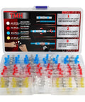 160 Piece Solder Seal Wire Connector Kit Marine Grade Heat Shrink Splice Connectors for Stereo Electrical Automotive Use