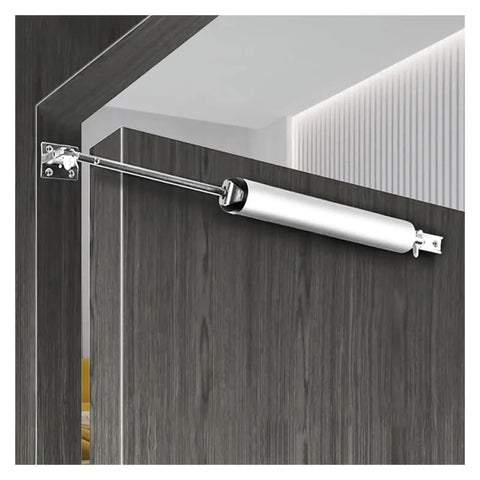 Automatic Door Closer 35kg Heavy Duty Aluminum Alloy With Soft Close Adjustable Speed And Gas Spring 100 Degree Position Stop Quick Install