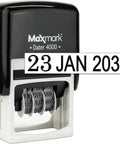 Kickass Heavy Duty Self Inking Date Stamp Featuring Military Dd Mm Yyyy Format And A Damn Solid Twelve Year Band for logging dates