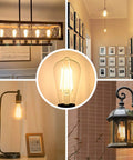12 Pack Dimmable Vintage LED Edison Bulbs 60W Equivalent 7W Warm White 2700K ST58 Antique Filament Bulbs With E26 Medium Base