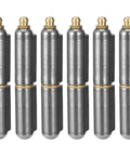 5 Pack Weld On Water Drop Gate Hinges For Doors And Fences, Built Tough Steel With Gray Finish And Copper Pad, 0.51 x 0.63 x 3.15 Inches