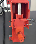 4 In 1 Hydraulic Stator Copper Extractor For Motor Recycling Fits Stators 50 To 500mm 220V 1 Phase Combines Push Rod Extractor, red machine close-up