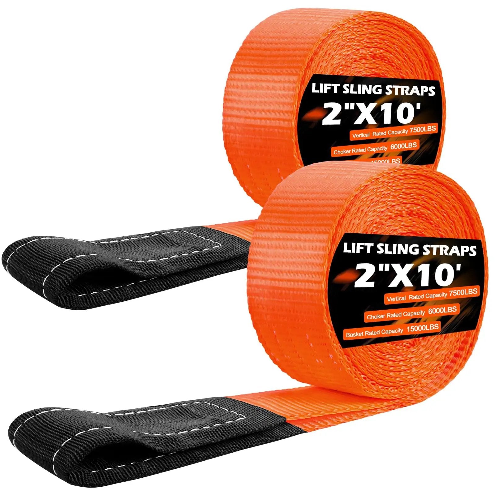 Heavy Duty Lifting Straps 15000 LBS Capacity