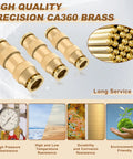 Beefy 26 Piece Brass DOT Air Line Fittings Straight Union Kit with precision CA360 brass for air suspension and brake systems.