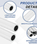 Beefy 6063 Aluminum Tubing Round Tube 1.38 Inch Outer Diameter 0.98 Inch Inner Diameter 13 Inch Length Metal Straight Pipe For Industrial Use DIY Projects Furniture Decor Silver, showing metal pipe details and features.
