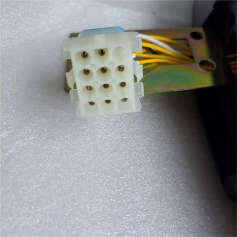 Excavator Tiller Head Operating Handle Actuation Lever With Throttle Controller Replacement Part For Heavy Duty Forklift Machinery durable wiring connector view.
