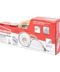 Box of Banjo Dry Tape Holder For Drywall Tapers, Go-To Pro Grade Aluminum Tool with 500 Ft Tape Capacity and Mud Control Knob