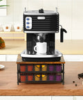 Two Tier Coffee Pod Drawer Organizer For K Cups Storage With 72 Cup Capacity And Drawer Baskets Space Saving Pod Capsule Holder Station