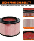 Replacement Fine Dust Filter For Vacmaster Beast VFB511B 0201 And VF408 VF409 VF410P Pro Series With 4 Foam Sleeves 2 Pack Fits Shop Vac