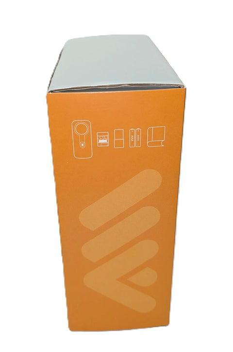 Personal Pocket Peak Flow Meter With Smartphone App For Home Lung Function Monitoring PEF And FEV1 Readings Sync Results To Your Health Care Provider No Prescription Needed Easy To Use orange box