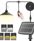 Solar Pendant Lights For Indoor Outdoor Use With Extra Long 20.5ft Cable IP67 Waterproof Five Brightness Modes
