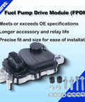 Fuel Pump Driver Module FPDM With Mounting Bolts For Ford F150 F250 F350 F450 F550 Super Duty 2004 2005 2006 2007 2008 Mustang Expedition Escape E Series Replacement Replaces 5L8A9D370AA 590001