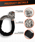 Details of Two Pack 1/2 Inch By 22 Inch Synthetic Soft Shackles For Offroad Recovery And Towing, Gray, 37,478 Lbs Breaking Strength