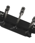 Top view of Three Station Edge Roller Bending Angle Tool, Pro Grade Workhorse for Sheet Metal with adjustable rollers and levers.