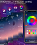 App control interface for Sunset Projection Lamp 6W LED with 180 Degree Rotating Head, Wireless App Control and Remote, 16 Color Modes