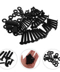 88 Piece TV Wall Mount Screw Set With Washers And Spacers for Easy No Fuss Living Room and Office TV Installation