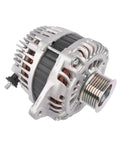 150A 12V Alternator Replacement Direct Fit For Infiniti JX35 2013, QX60 2014-2016, Murano 2015-2017, And Nissan Pathfinder V6 3.5L Interchange 231003JA1A 11538N, side view