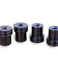 Precision 20Mm Bench Dogs Built Like A Tank Dead Nuts Accurate CNC Machined 6061 T6 Aluminum set of four black pins.