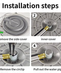 Top Notch Smart Garden Hose Repair Connector Kit With Clamps For 1/2 Inch Fittings Durable Gray Water Hose Fix It Fast Easy Install installation steps