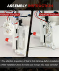 Installation guide for Electric Fuel Pump Module Assembly Plug And Play For Jeep Compass Patriot And Dodge Caliber 2007 To 2016 2.0L 2.4L L4 Engines Replaces P76269M SP7020M OE Grade Fuel Pump Module