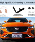 Clear License Plate Cover And Frame Set One Pack With Screws And Caps For Front And Rear UV Resistant PTE Shield Durable Plate Protector