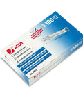 Premium One Inch Prong Fastener Compressors Pack Of One Hundred for standard two hole punch sets in sealed box.